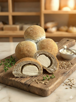 裸麥原味乳酪球（無糖無油）